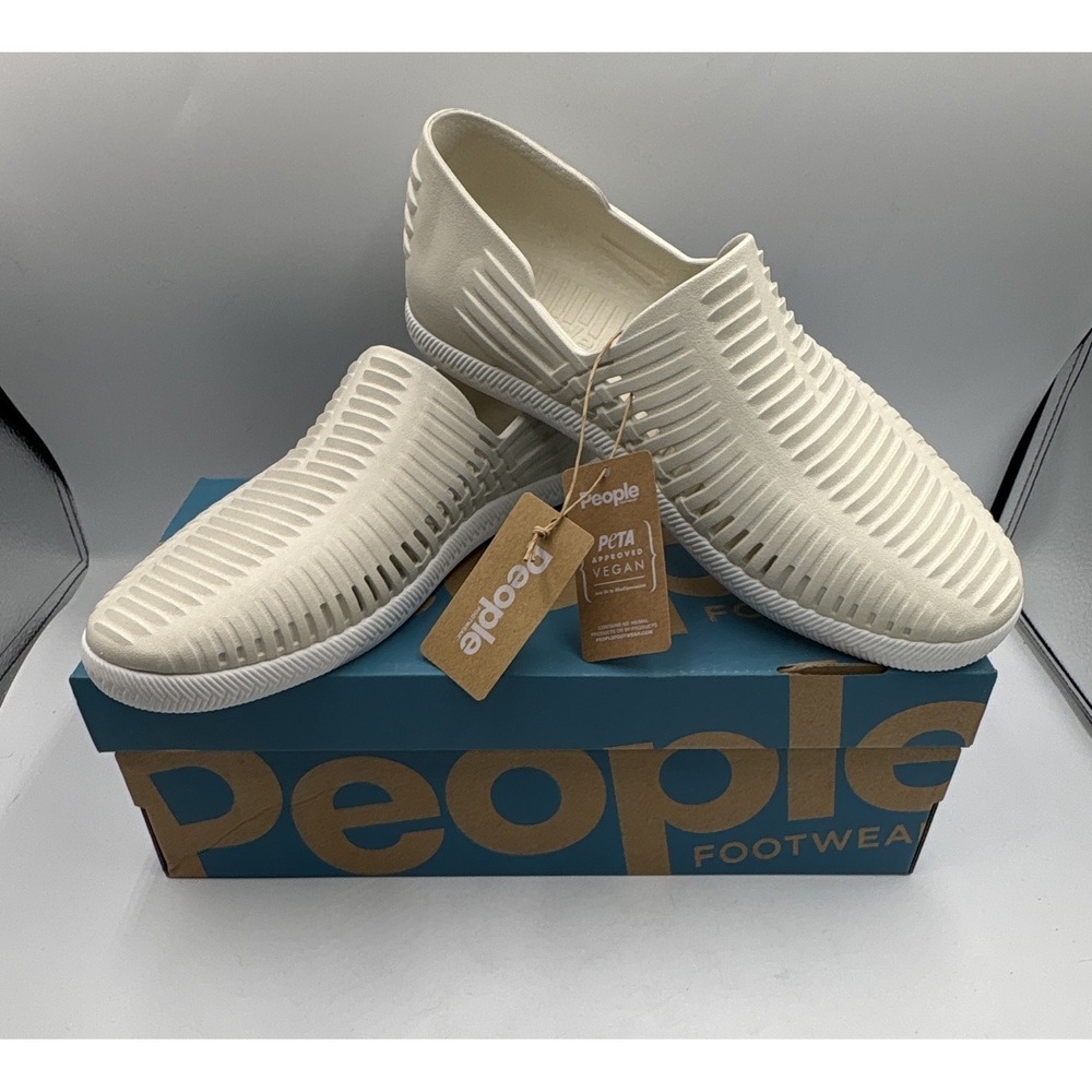People Footwear THE RIO Skylite EVA Foam White Slip-On Casual Shoes Mens US 9